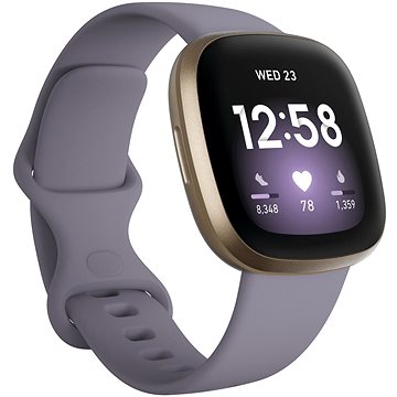 Obrázok Fitbit Versa 3 - Thistle/Soft Gold Aluminum (FB511GLGY)