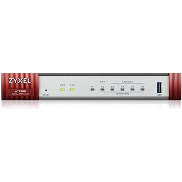 Obrázok Zyxel ATP100 firewall, 1*WAN, 4*LAN/DMZ ports, 1*SFP, 1*USB with 1 Yr Bundle ATP100-EU0102F