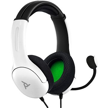 Obrázok PDP LVL40 Wired Headset – biely – Xbox (708056067823)