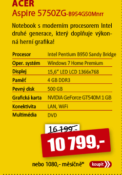 Acer Aspire 5750ZG