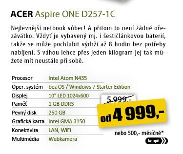 Acer Aspire ONE D257