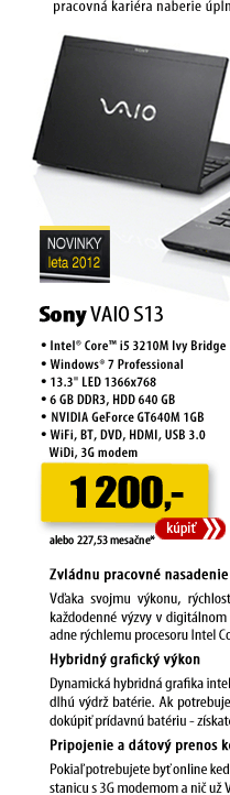 Sony VAIO S13 