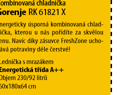 GORENJE RK 61821 