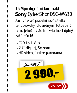 Sony CyberShot DSC-W630B 