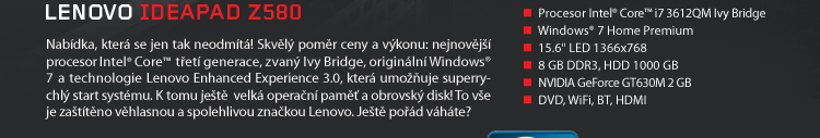Lenovo IdeaPad Z580 