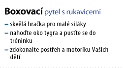 Boxovací pytel s rukavicemi 