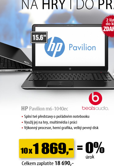 HP Pavilion m6-1040ec 
