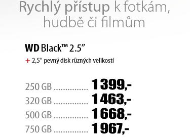 Western Digital 2.5" Scorpio Black