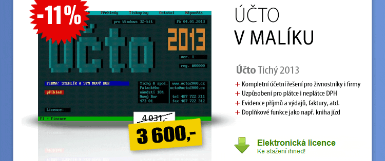 Účto Tichý 2013 