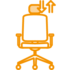 Bürostuhl AlzaErgo Chair Wave 1 schwarz