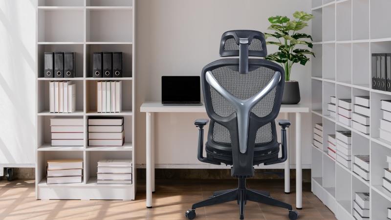 Kancelárska stolička AlzaErgo Chair Wave 1 čierna