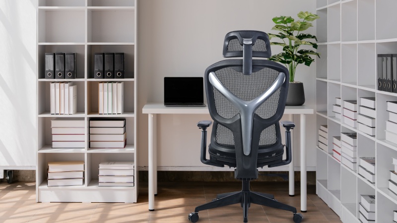 Bürostuhl AlzaErgo Chair Wave 1 schwarz