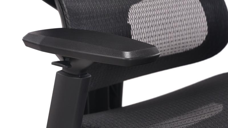 Bürostuhl AlzaErgo Chair Wave 1 schwarz
