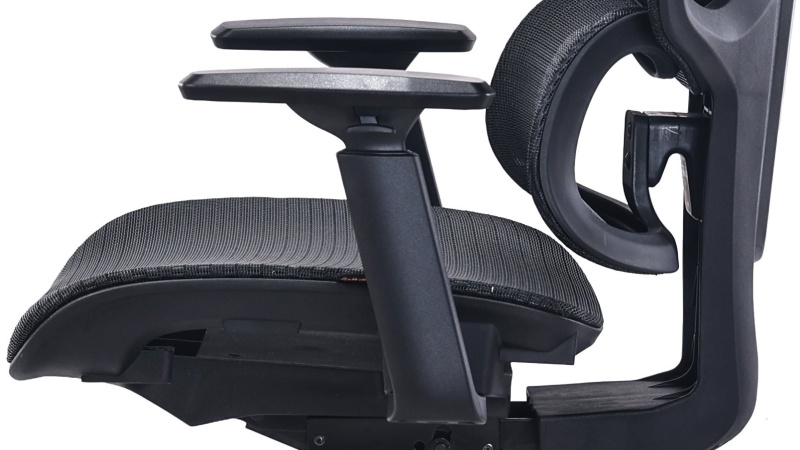 Bürostuhl AlzaErgo Chair Wave 1 schwarz