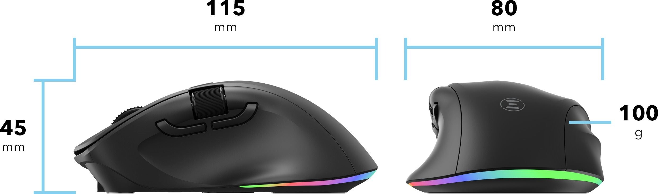 Eternico Wireless Mouse MS480 weiß