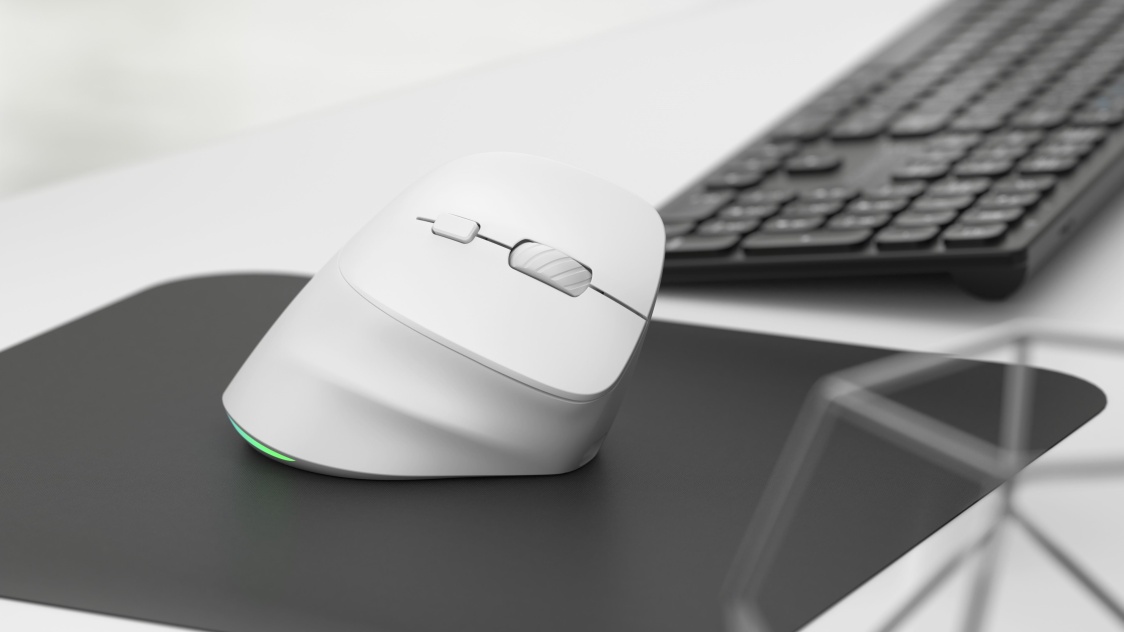 Myš Eternico Wireless Vertical Mouse MVS490 bílá
