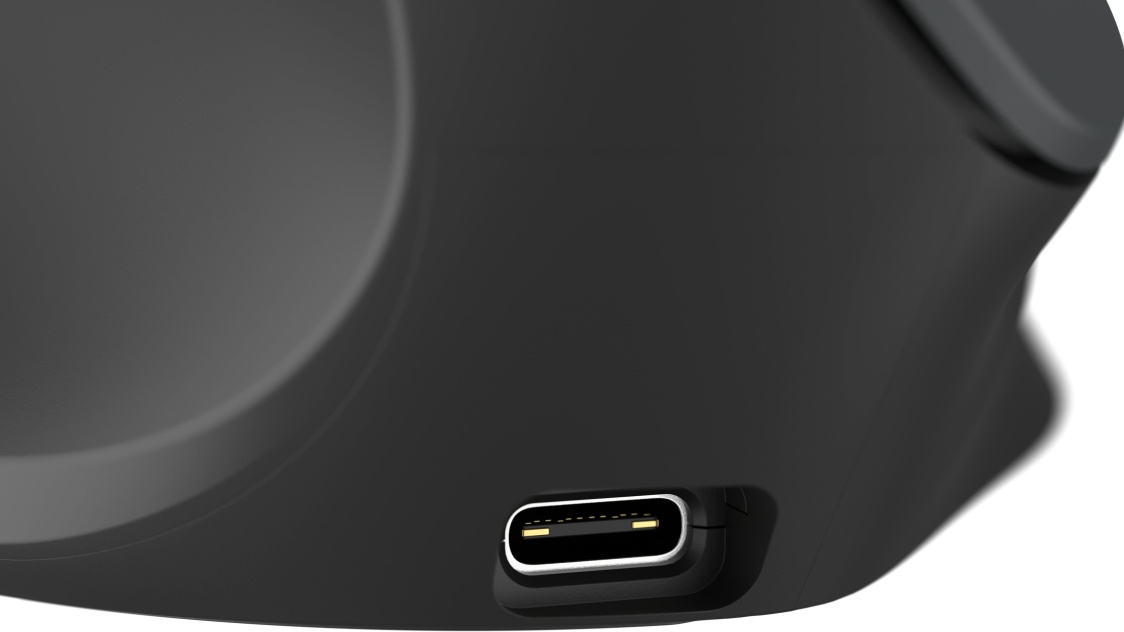 Myš Eternico Wireless Vertical Mouse MVS490 pro leváky černá