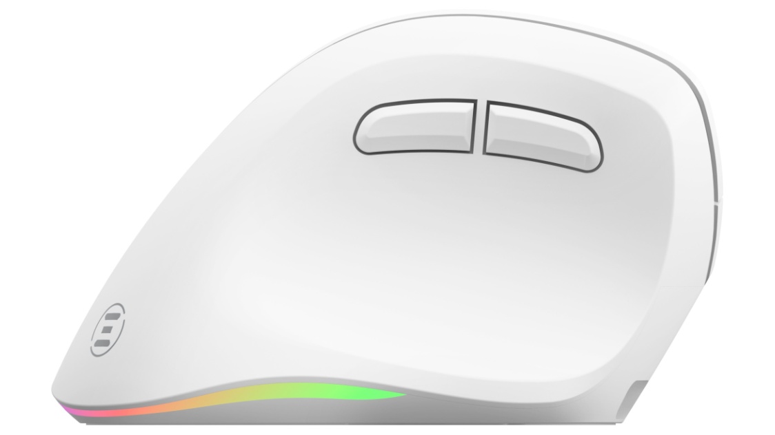 Myš Eternico Wireless Vertical Mouse MVS490 pro leváky bílá