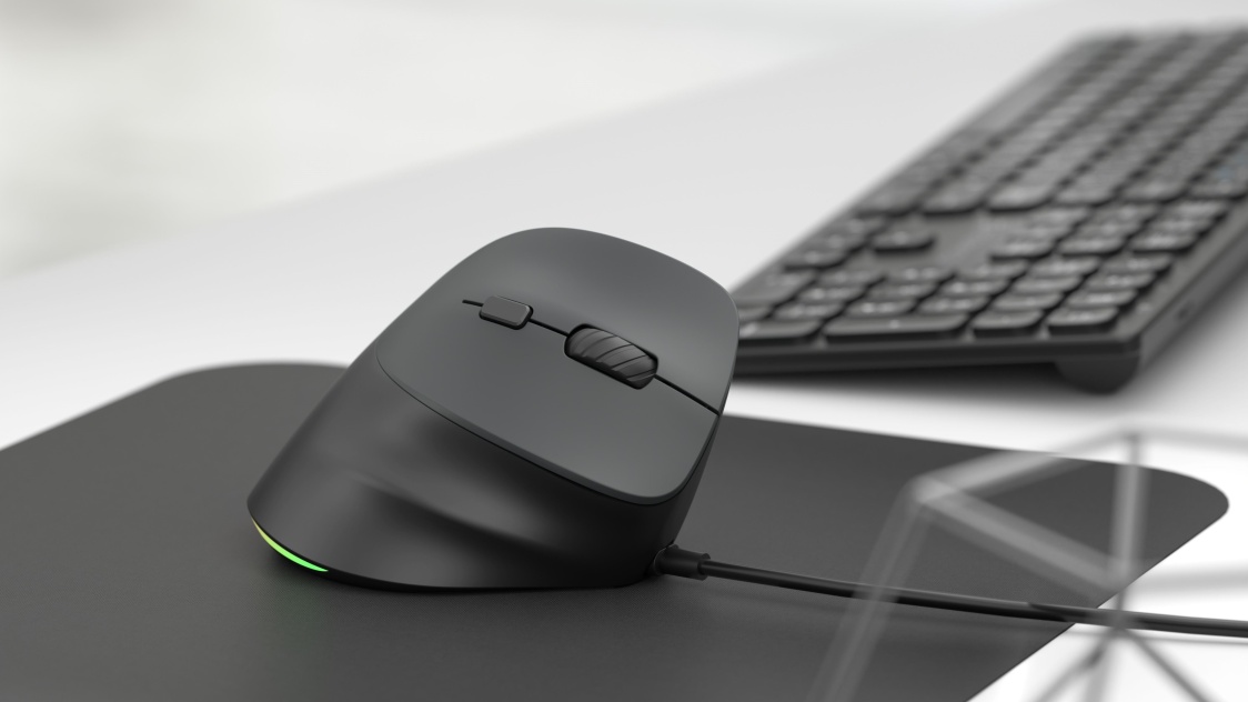 Myš Eternico Wired Vertical Mouse MDV490 černá