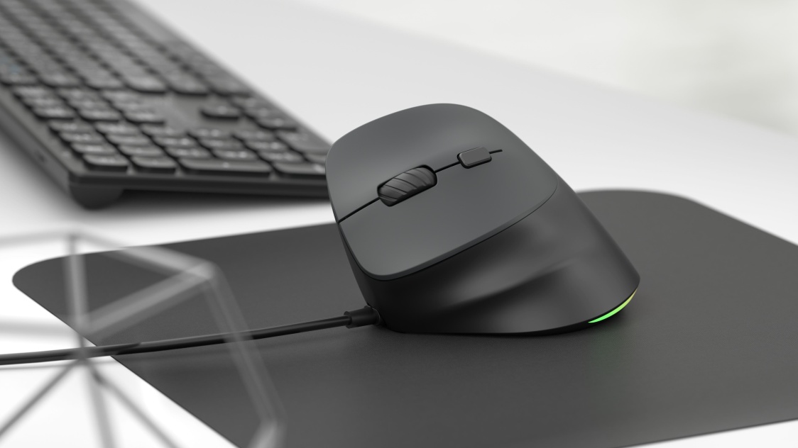 Myš Eternico Wired Vertical Mouse MDV490 pro leváky