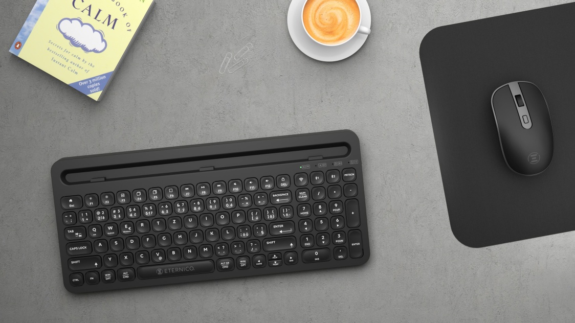 Klávesnice Eternico Keyboard wireless KSB5270 černá CZ/SK