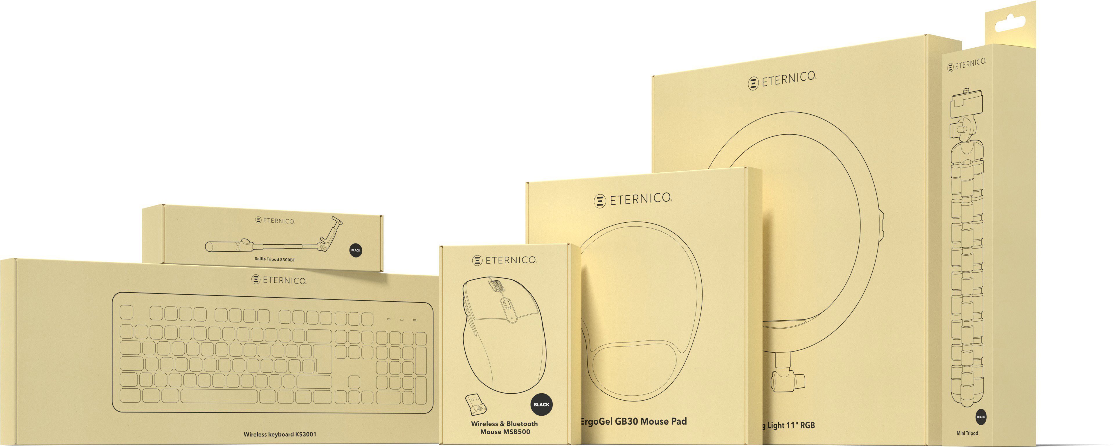 Set klávesnice a myši Eternico Wireless set KS4100 - CZ/SK