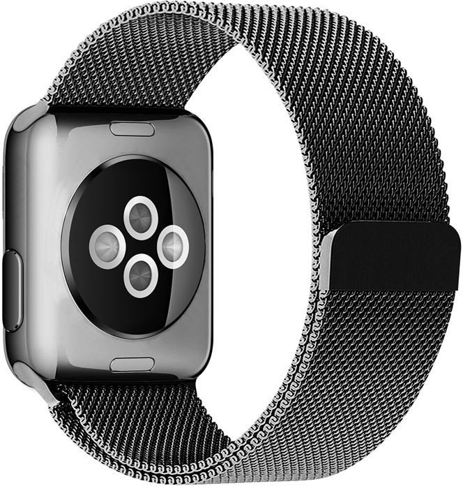 Řemínek Eternico Elegance Milanese pro Apple Watch 38mm / 40mm / 41mm black