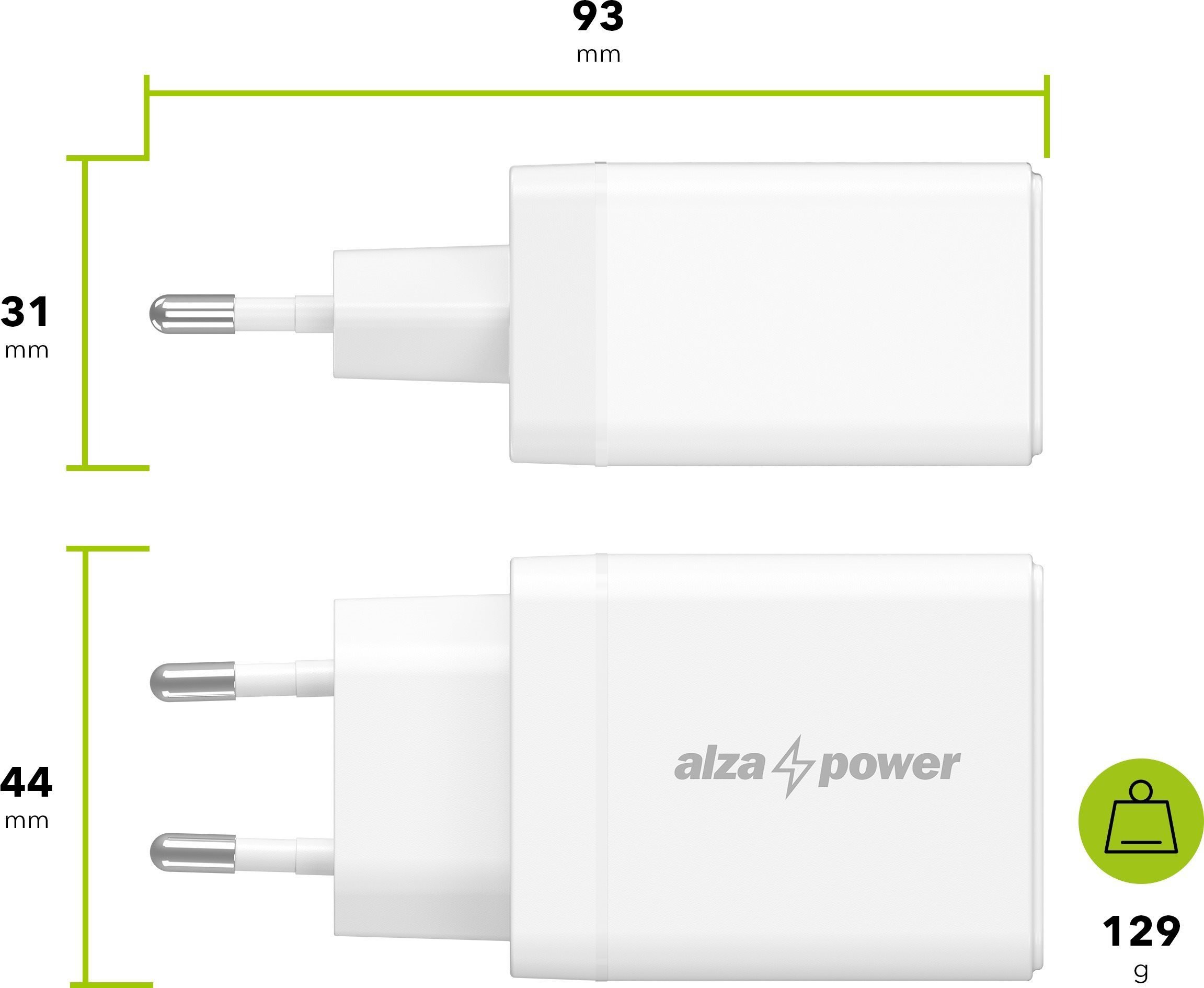 Stolní lampa AlzaPower LLT-51WDW Led Table lamp 5W, bílá