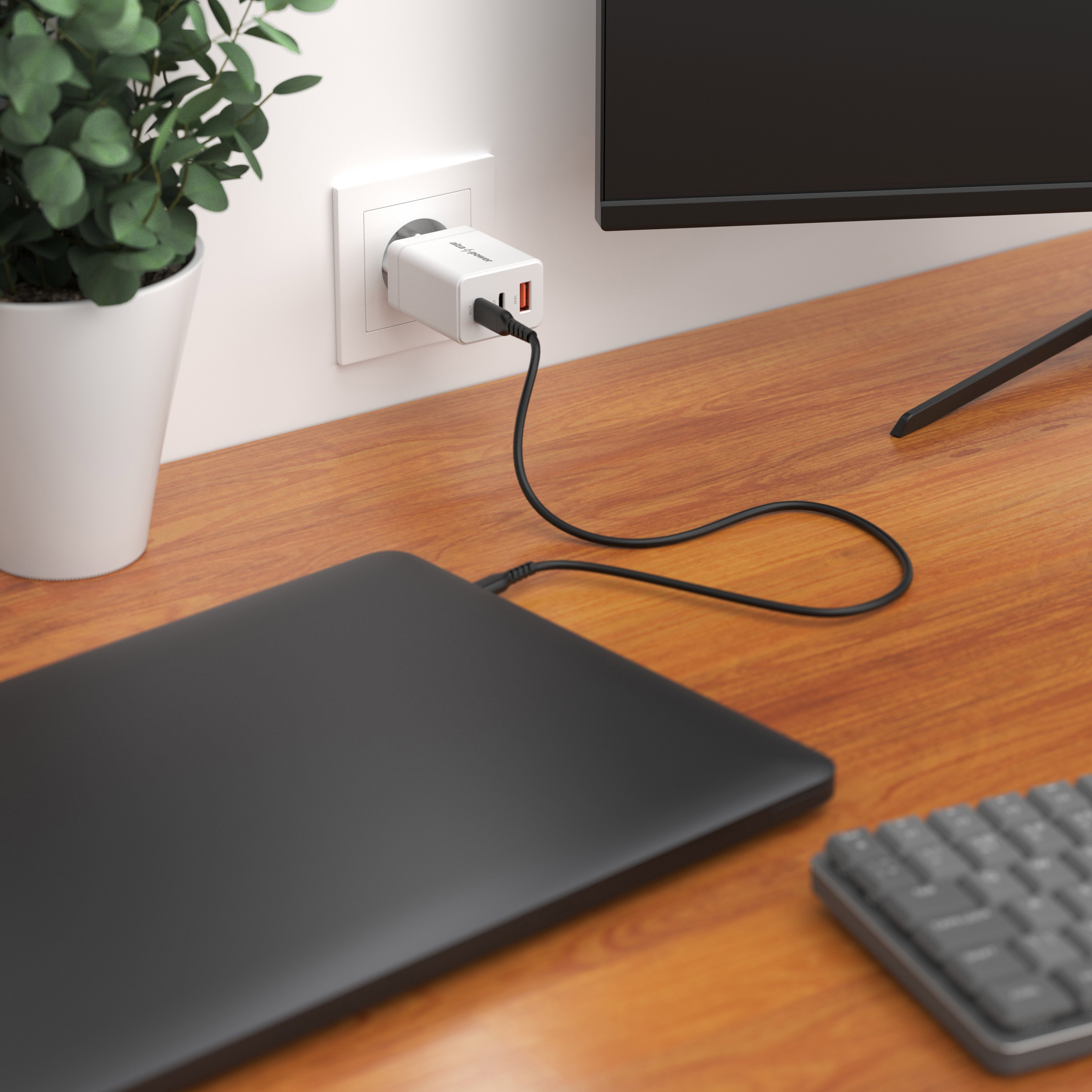 Stolní lampa AlzaPower LLT-51WDW Led Table lamp 5W, bílá