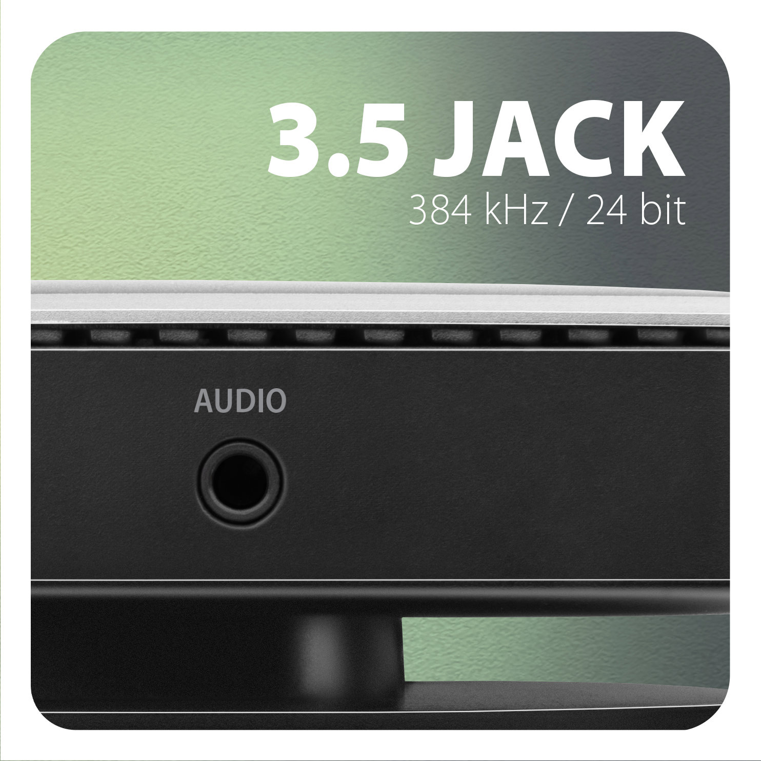 AXAGON HMC-UFO Audio 3.5 jak