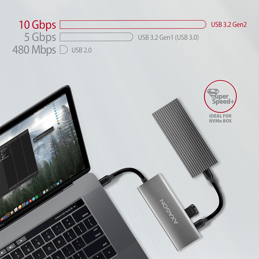 AXAGON HMC-5G2 připojení disku k počíači