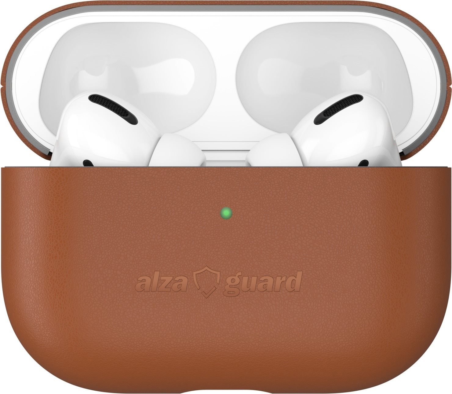 AlzaGuard Genuine Leather Case für AirPods Pro 2 Brown