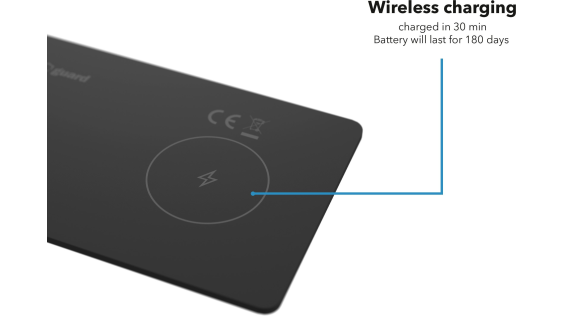Bluetooth-Ortungschip AlzaGuard Hero SlimTag Pro mit FindMy schwarz