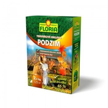 Trávníkové hnojivo AGRO Trávníkové hnojivo - podzimní FLORIA, 2.5kg