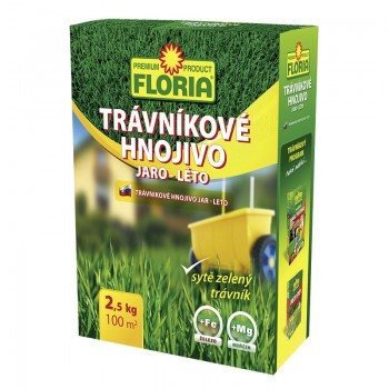 AGRO Lawn fertilizer FLORIA Spring - Summer, 2,5 kg