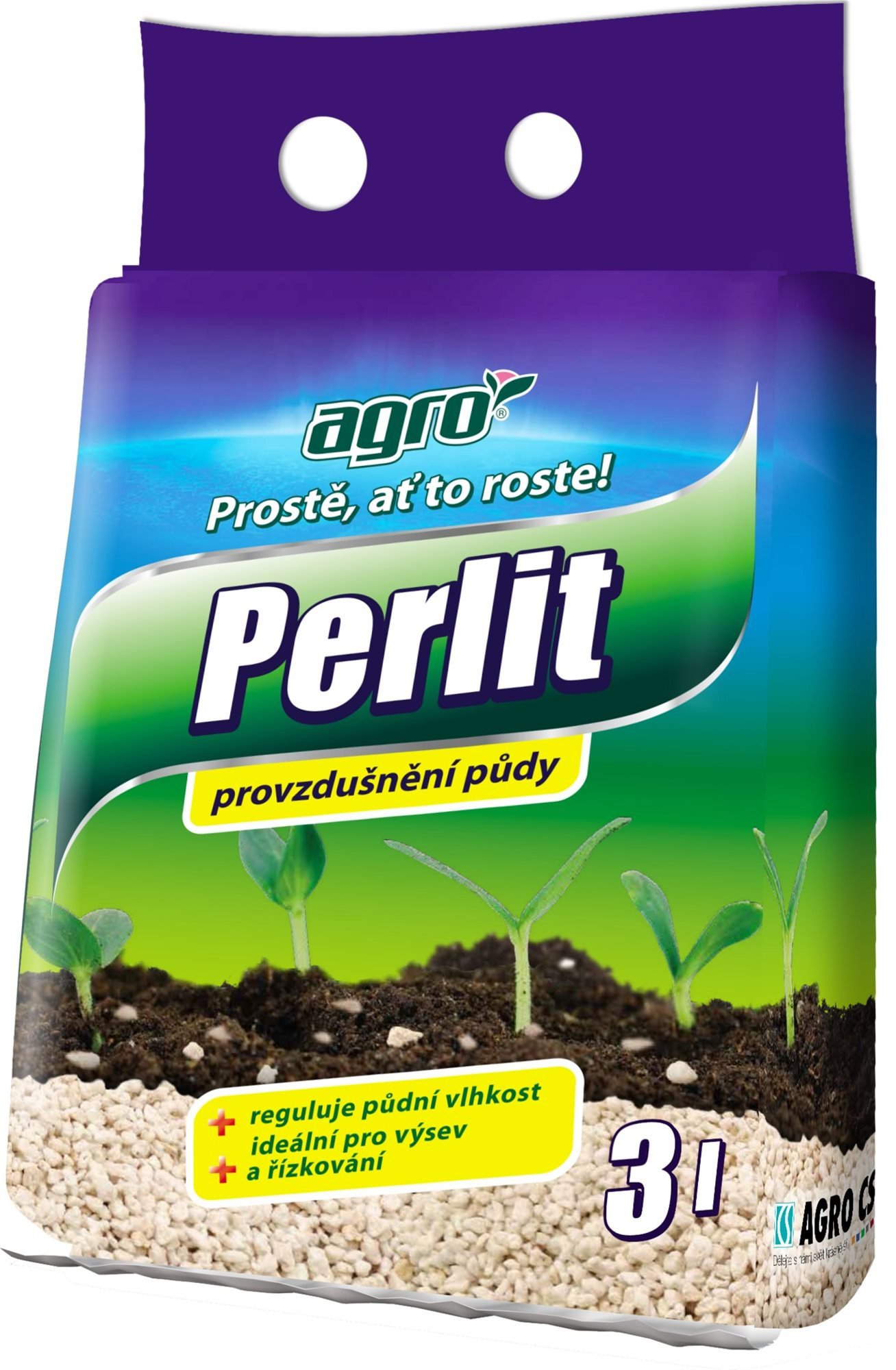 AGRO Substrát - Perlit, 3 l