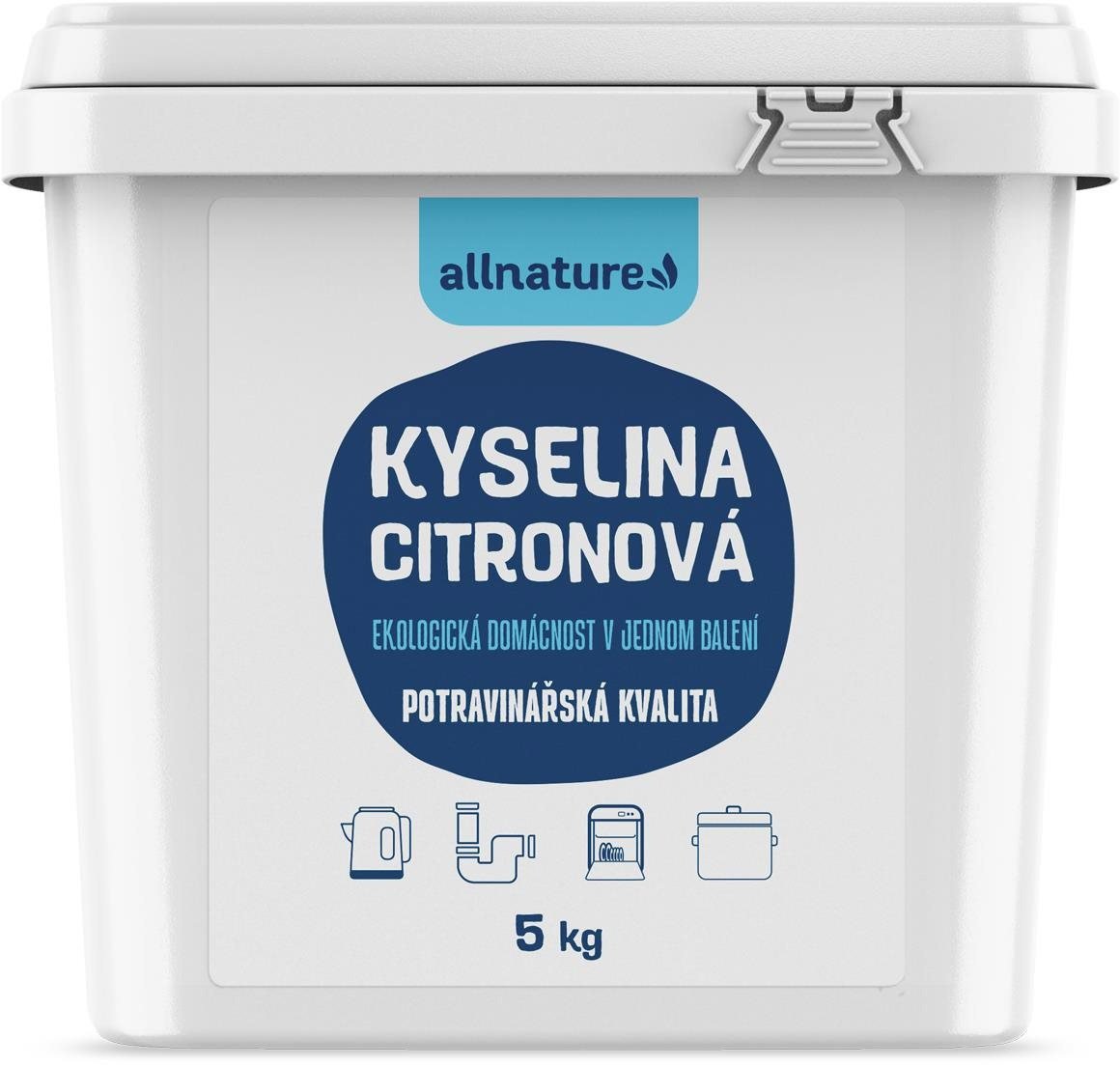 Eko čisticí prostředek Allnature Kyselina citronová 5 kg