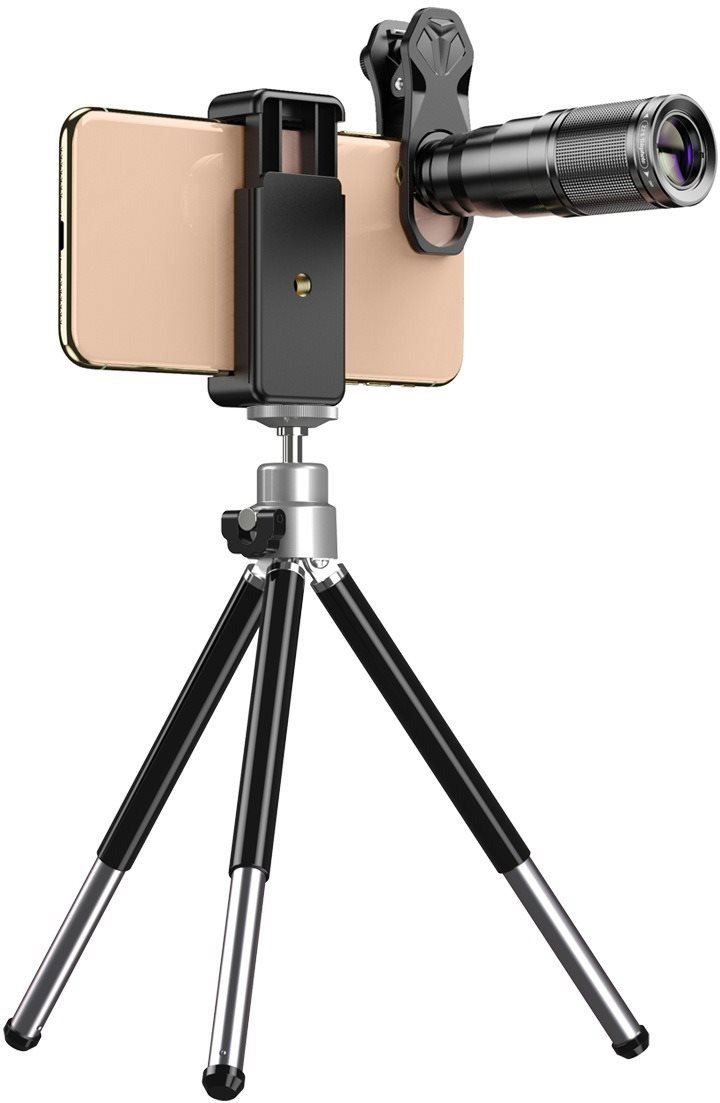 Objektiv pro mobilní telefon Apexel 22X Telescope Lens Kit with tripod for smartphone