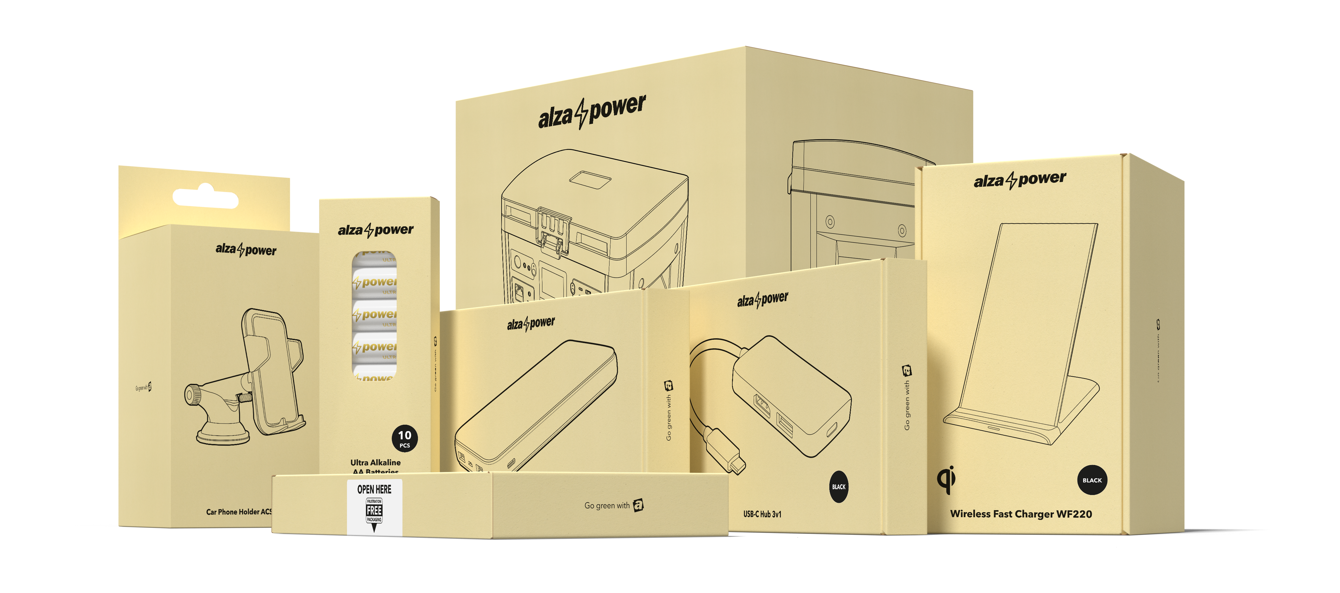 Stolní lampa AlzaPower LLT-61WDW Led Table lamp 5,5W, bílá