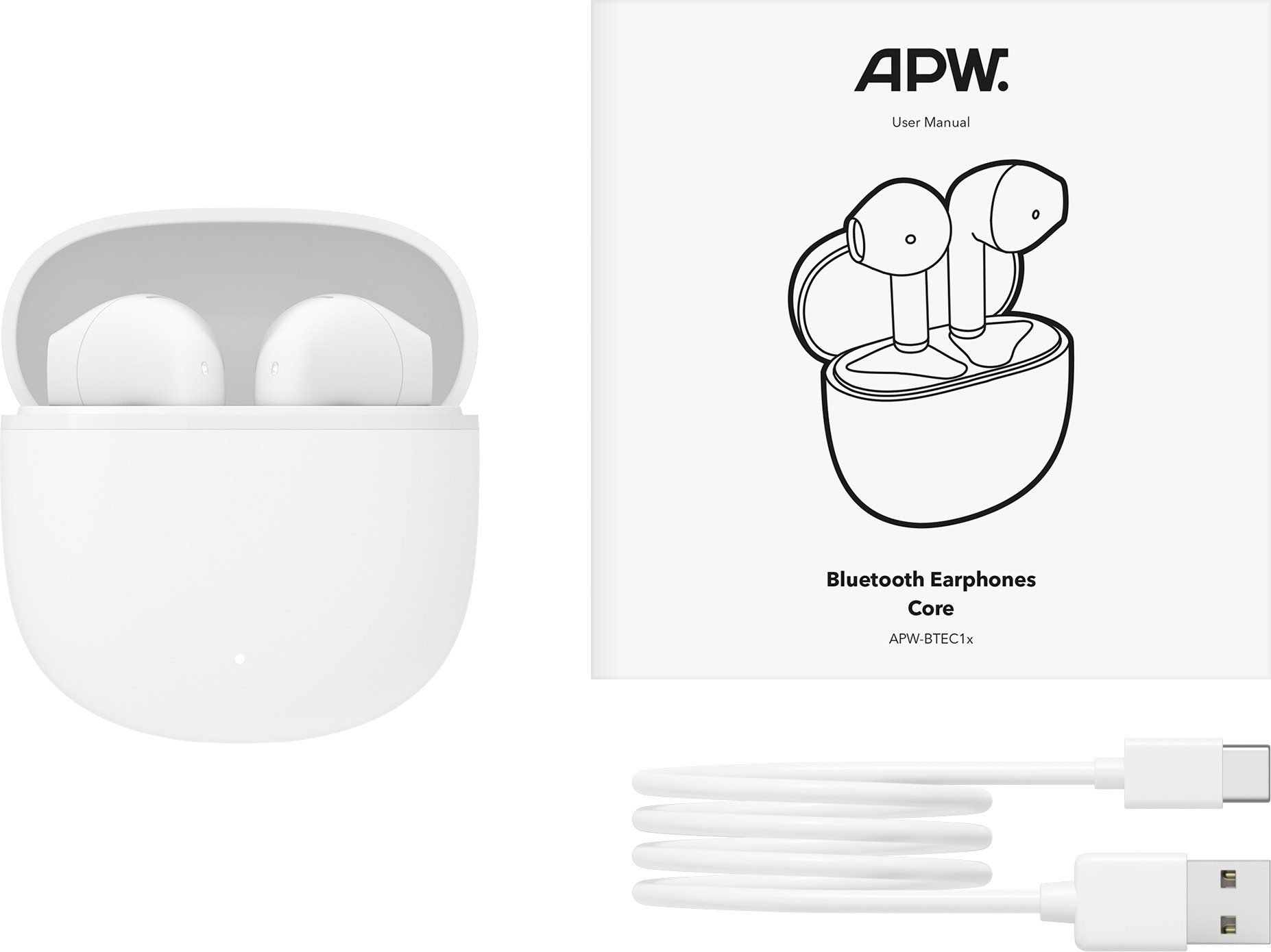 Stolní lampa AlzaPower LLT-61WDW Led Table lamp 5,5W, bílá