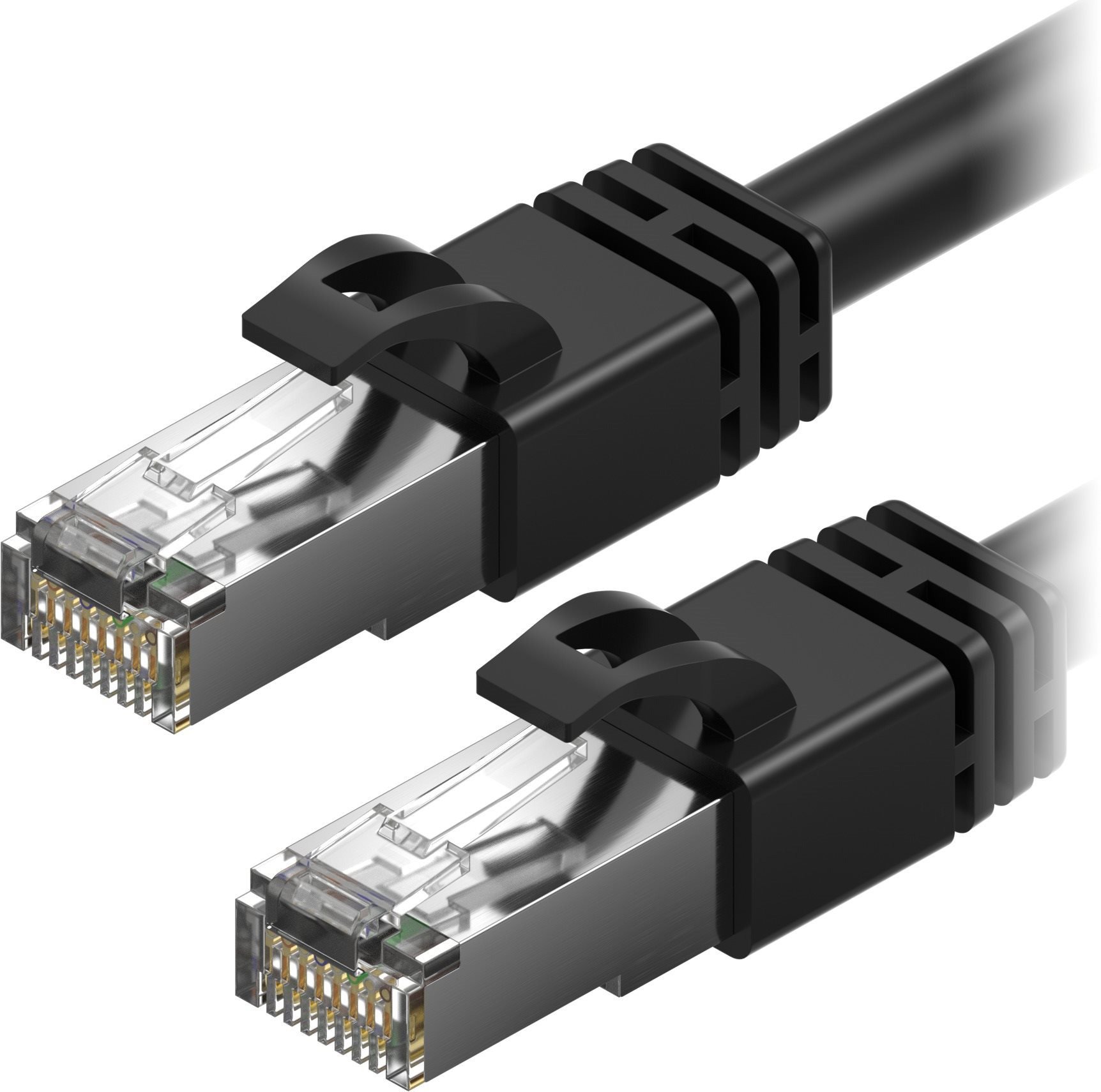 AlzaPower Patch CAT7 S/FTP 1 m schwarz