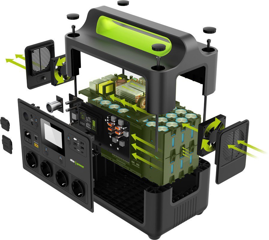 Nabíjacia stanica AlzaPower Station Hades Plus 1536 Wh