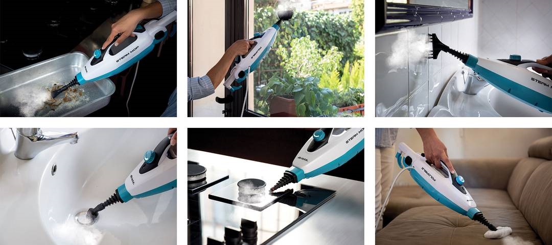 Parní mop Ariete Steam Mop Foldable 10in1 4175