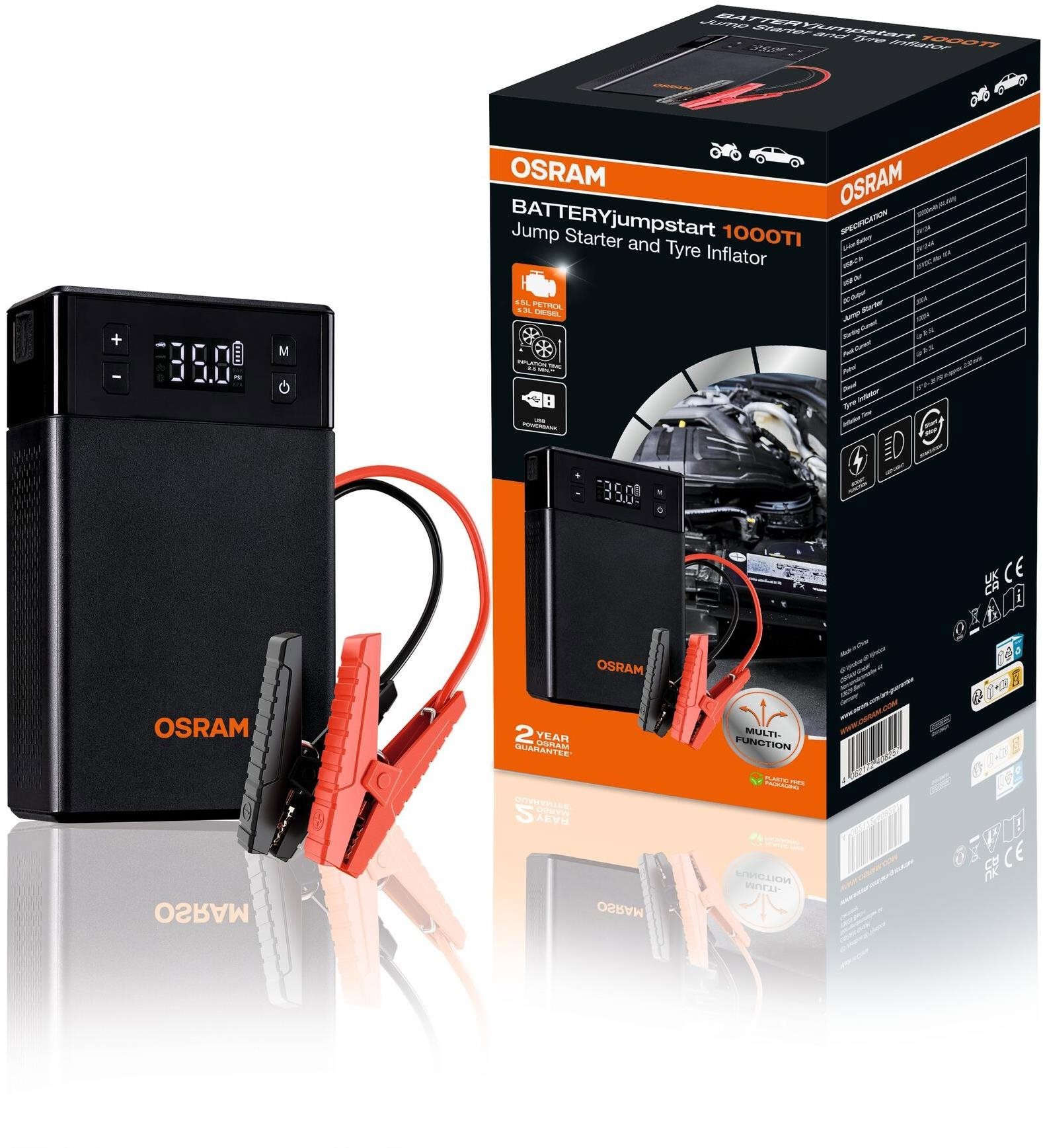 Osram Batteryjumpstart 1000TI starting kit