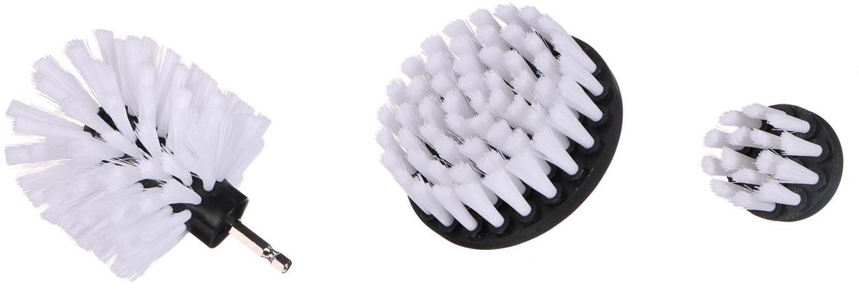 Sada na čištění aut Sixtol Car Detailing Drill Brush 3 Soft, 3 ks