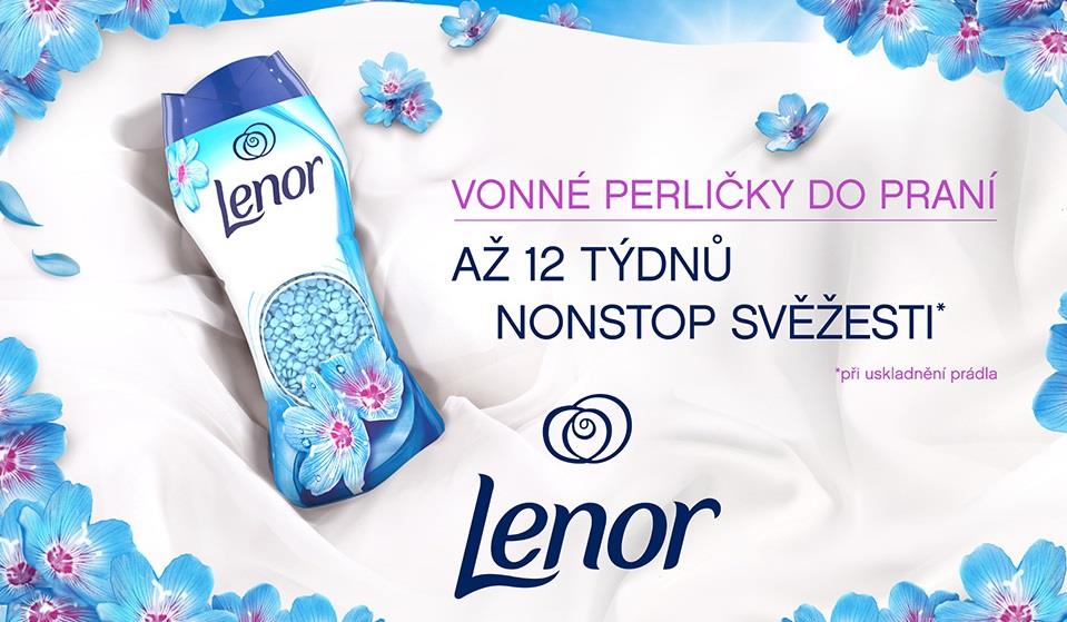 Vonné perličky Lenor Unstoppables Fres