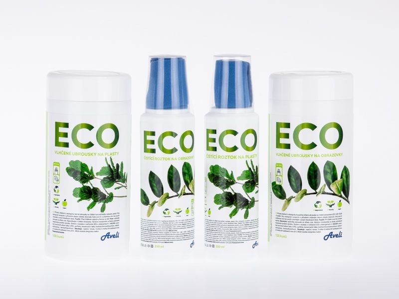 Čisticí roztok AVELI ECO čistící roztok na plasty + hadřík