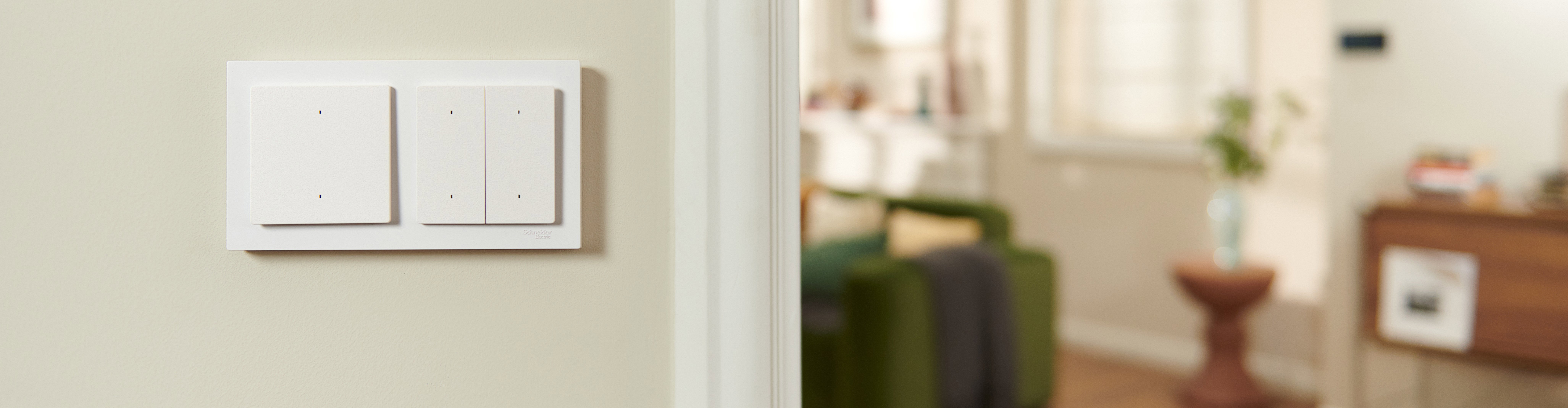 Vypínač AQARA Light Switch H2 EU (2 Buttons, 1 Channel) (WS-K07D)
