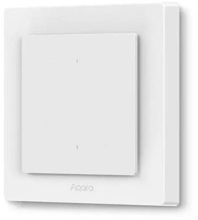 Vypínač AQARA Light Switch H2 EU (2 Buttons, 1 Channel) (WS-K07D)