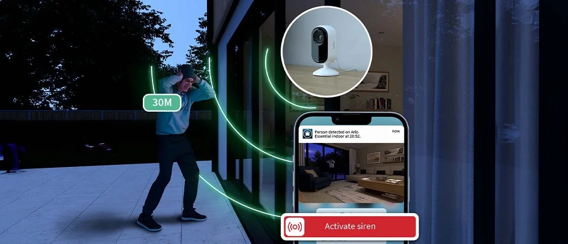 IP-Kamera Arlo Essential Indoor-Sicherheitskamera